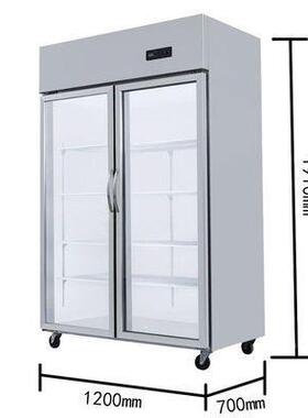 三开门展示串柜式保鲜麻辣烫冷冻商用冷点柜蔬立菜32158串冷藏菜