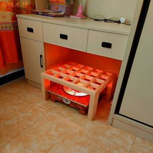 ?实木长方形烤火架电火盆放脚架搭脚架烤衣架烤火炉踏脚架子空架