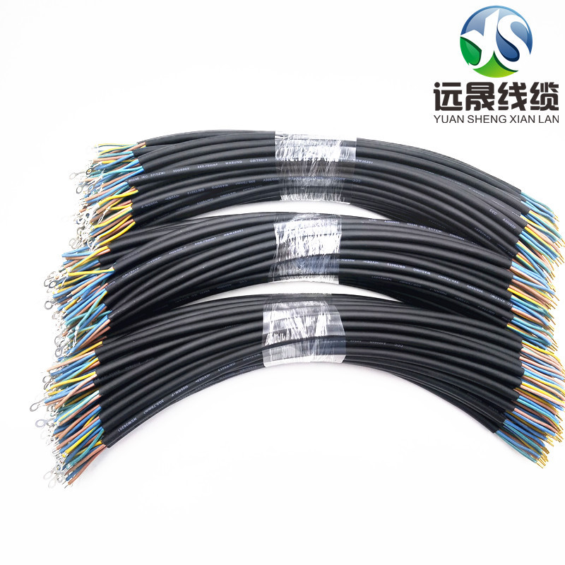 VDE认证橡胶绝缘护套线H05RN-F 3*1.0平方电源线户外灯防水连接线