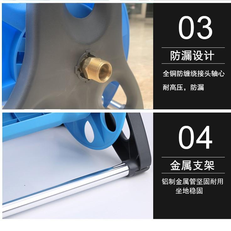 家用下水道疏通管收卷器高压管水老鼠喷头管道疏通洗车水管卷管器