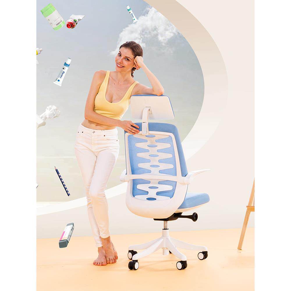 体工学电BGY-42脑椅办公背用椅子靠人网布升降职员椅学习写字座椅