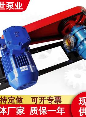 LC罗茨油涂泵乳胶磨沥青料泵耐抽540油泵齿轮泵稠油泵型铸铁电动