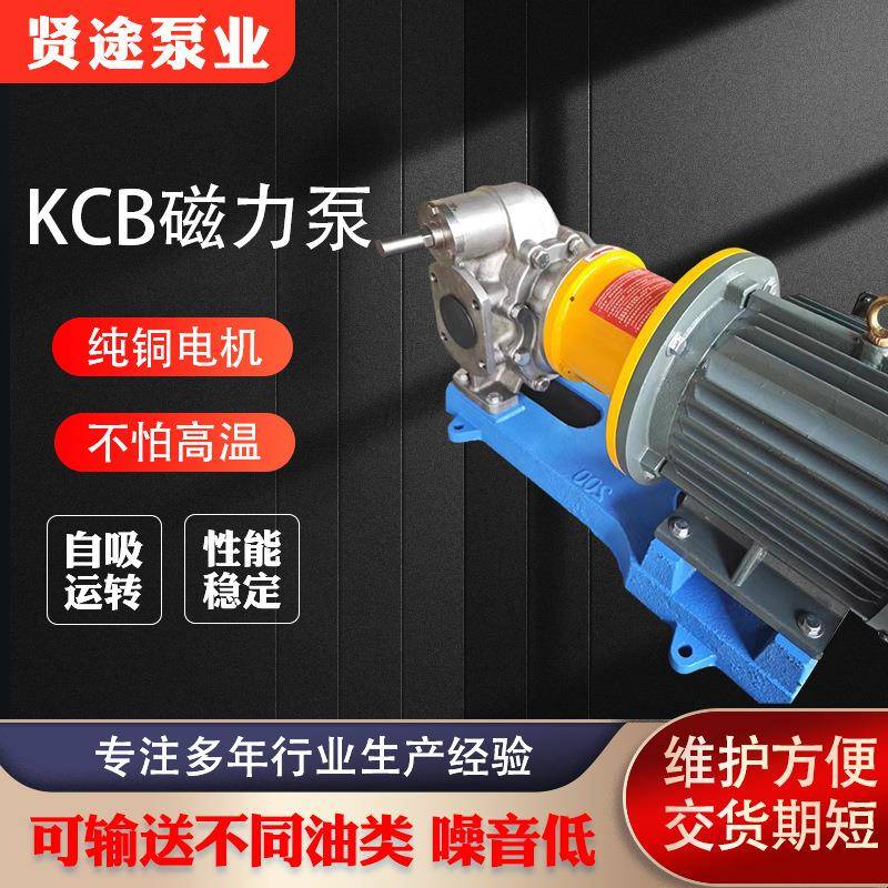 KCB型磁力齿轮泵耐高温抽酸化工泵高压泵不锈钢磁力泵热油泵