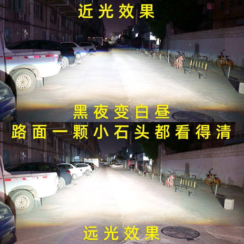 寸双光透镜汽车led大灯312V大率高双光镜2-亮远近照光功一体改装