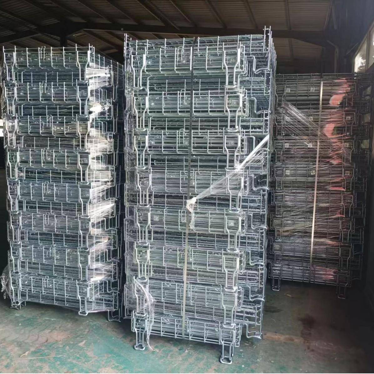 折叠欧洲铁丝网格585带中周空堆垛镀锌网框大小线笼径组板合转箱