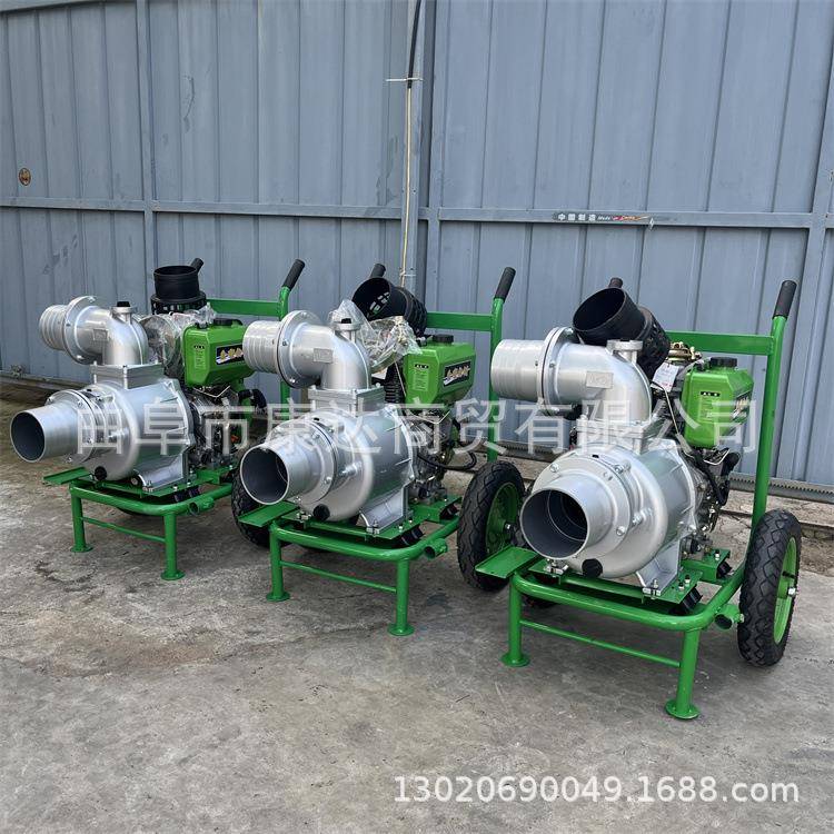 移式排水自吸泵小型灌抽水泵便携4寸6寸泵式汽VJS动柴油溉机