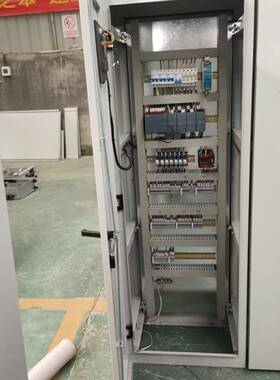 PLC可编程控制柜成套抗干扰强机床电机恒压供水开关控制 电气柜