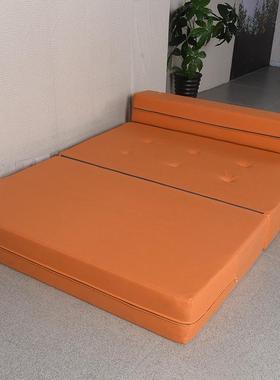 沙发床可双折叠一体两用202新款现代风单INO人小型客5厅阳台伸缩