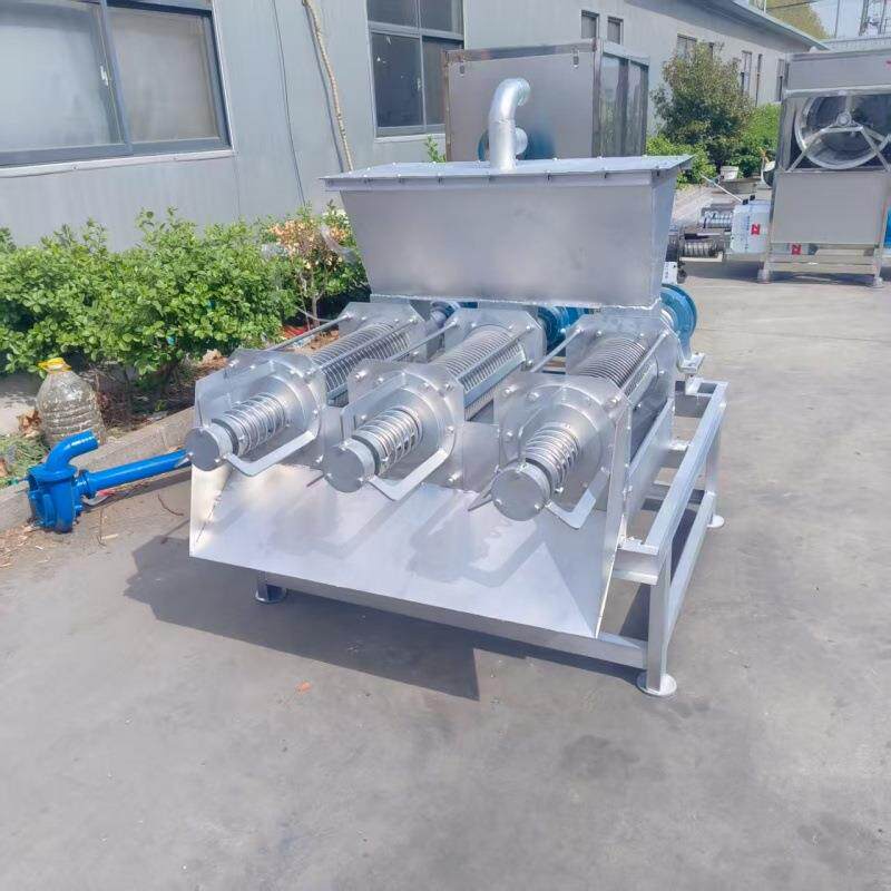 猪湿粪处理机DDO固液分离机螺旋全挤压干分离机猪场自动固液脱水