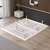 碳悬床素钢架床主卧室简约无头静音铁床床排骨架双人浮985悬空铁