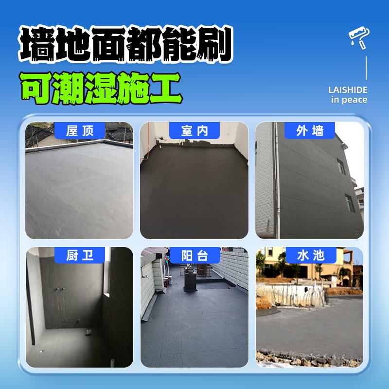 防WFO水涂国料标JS聚物水泥基地卫生间厨房楼鱼屋顶池专用补漏材