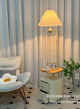 法式奶油风落地灯客厅卧室氛围装52790一饰几边几置物架床柜茶台