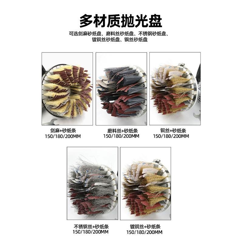 原刷速P6豹P6汽动磨机抛光机装异形砂打光机木工油漆柜门异型打磨