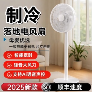 电风扇静音家用2025新款桌面制冷小型厨房专用一级能效台式落地扇