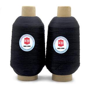 新款直销线厂200D锦纶高弹丝线黑色白色高弹丝锁边线弹力丝拷边线