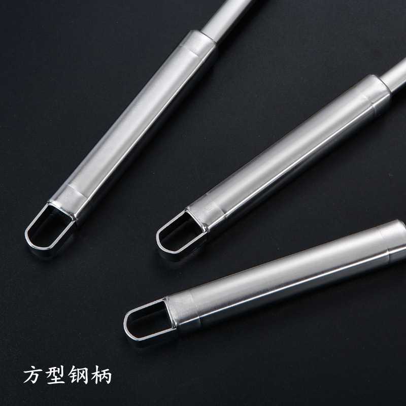 新款直销方钢厨具套装厨房用具铲子漏勺汤勺防烫不锈钢厨具 炒菜