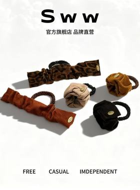 SWW/新款高弹力皮筋啪啪发圈高马尾显发量不伤发发绳发圈