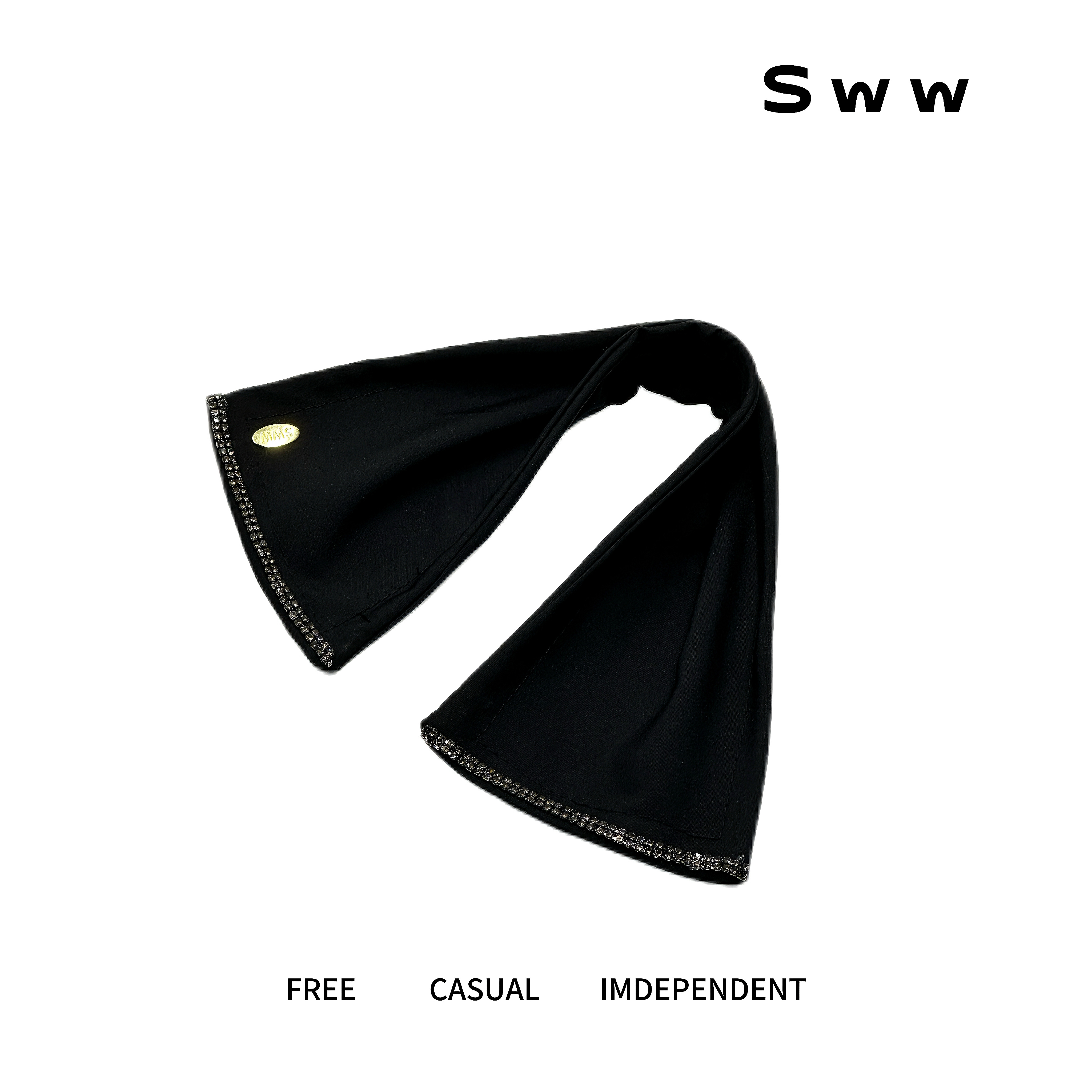 SWW/扭扭懒人盘发神器旋转发带网红气质时尚波点丸子头发饰头饰