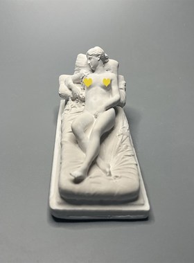 复古罗马艺术高级小众家居客厅装饰浮雕石膏像雕塑个性桌面小摆件