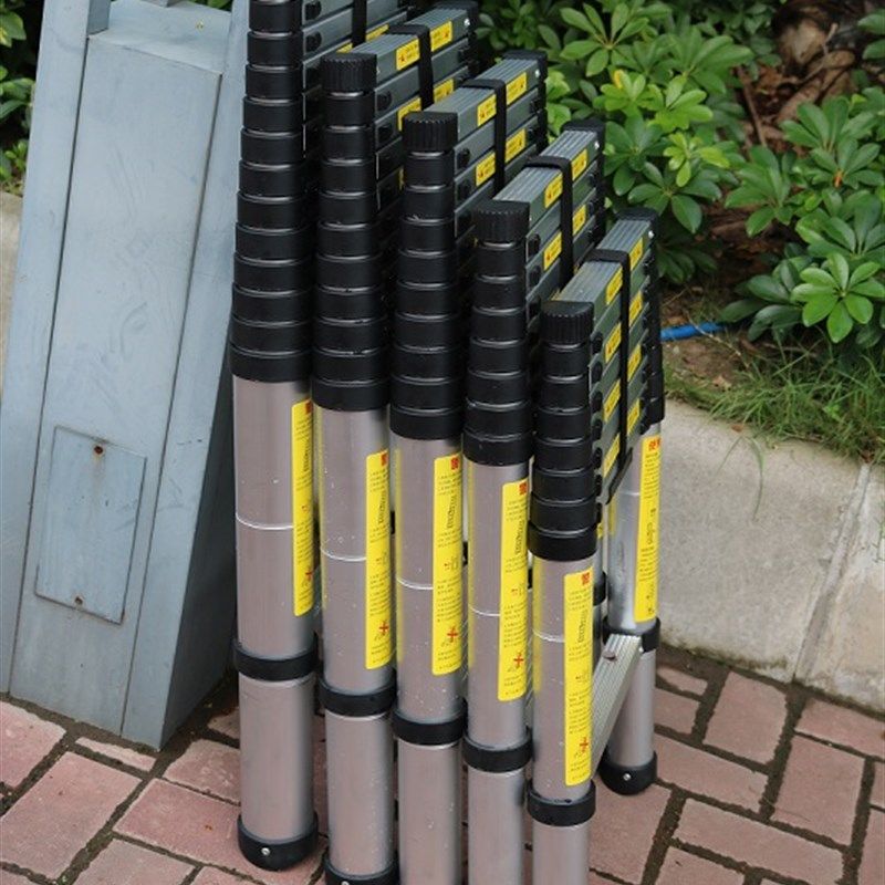 单面伸缩梯铝合金梯子升降扶梯折叠梯加厚铝梯多功能梯便携工程梯,居家日用,家用梯,淘宝优惠券,粉丝福利购,淘宝优惠卷