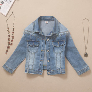 软牛仔外套薄款女夏七分袖百搭短款防晒衣配裙子的上衣超薄中袖潮