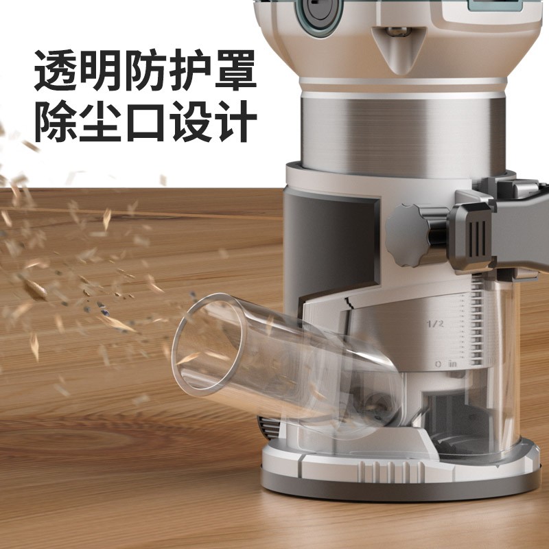 修边机木工多功能电木铣电动倒装铝塑板开槽机雕刻机锣机工具神器