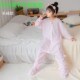 夏季 空调房幼儿宝宝中大童学生防踢被连体睡衣 竹纤维睡袋分腿薄款