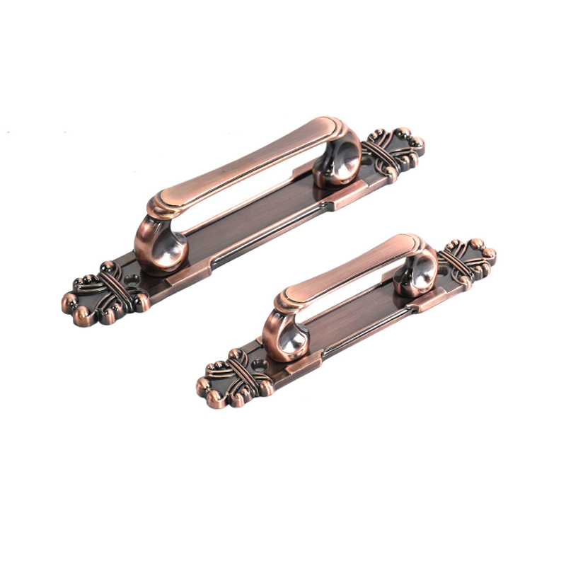 锌合金欧式窗户移门推拉门木门拉手橱柜大门室外门把手明装大拉手