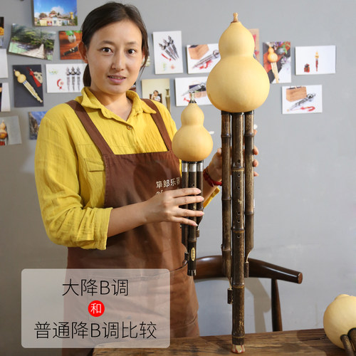 葫芦丝专业演奏型定制 小G/小F/小D/大D/大C/大降B/降E调等特殊调