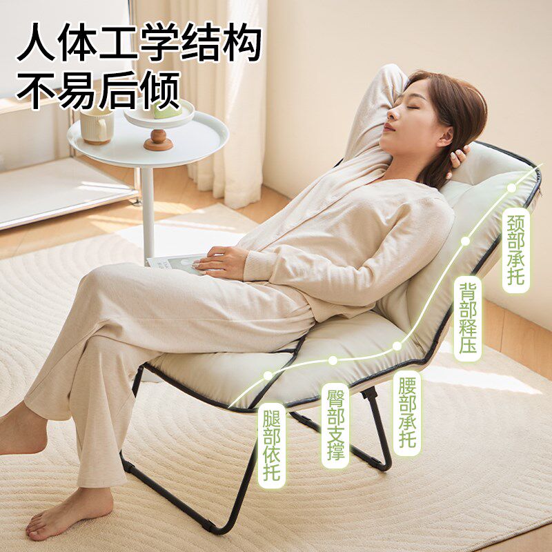 家用折叠单人沙发客厅舒适休闲懒人椅子户外手提包包椅卧室靠背椅