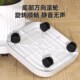 移动花盆托盘带轮底座滚轮万向轮方形托底盘绿植盆栽塑料花盘垫底