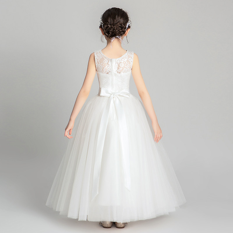 儿童晚礼服花童公主裙蓬蓬纱小主持人钢琴演出服模特走秀服装女童