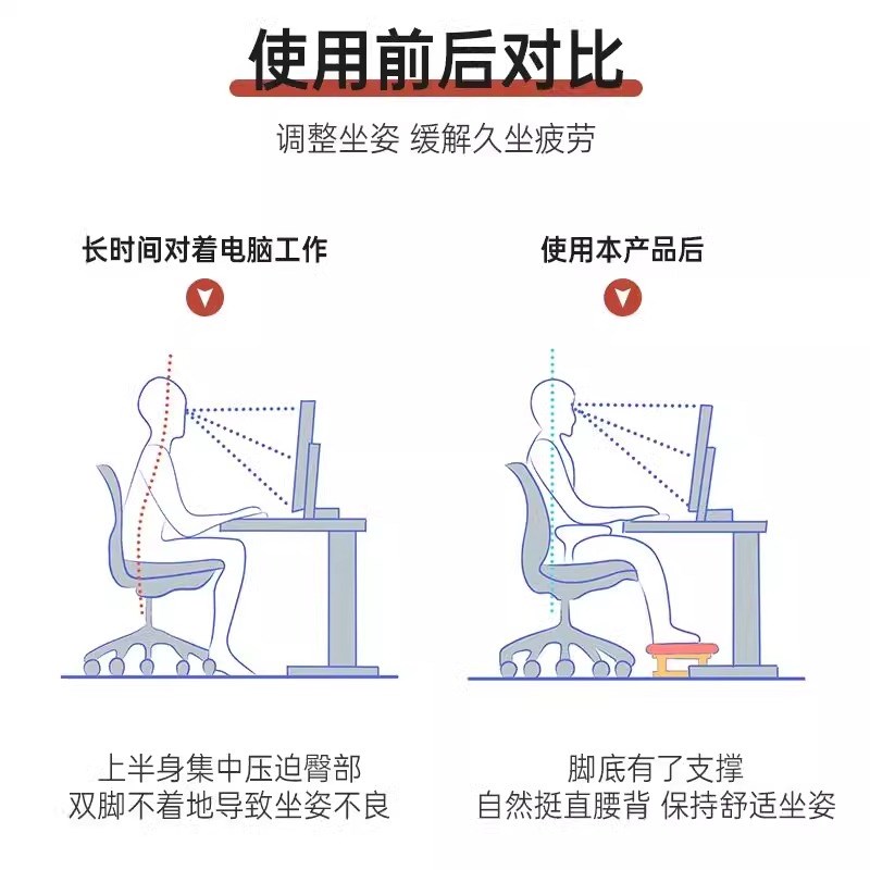 脚凳沙发脚踏办公室脚踏创意搁脚凳放脚神器垫脚凳踩脚放脚凳腿凳