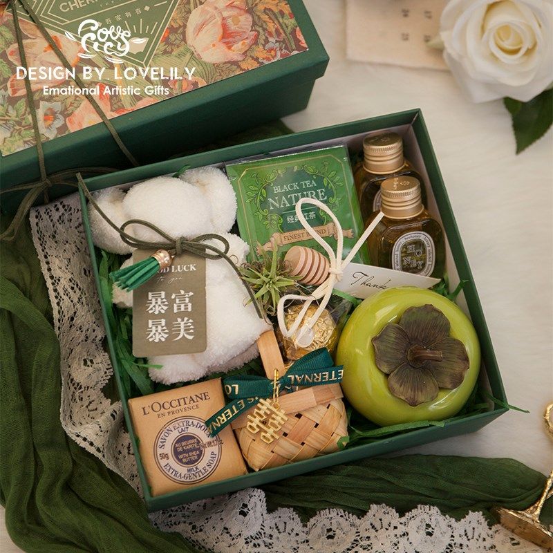 伴手礼女伴娘结婚回礼高级感礼盒套装新娘送姐妹宾客小众实用礼品