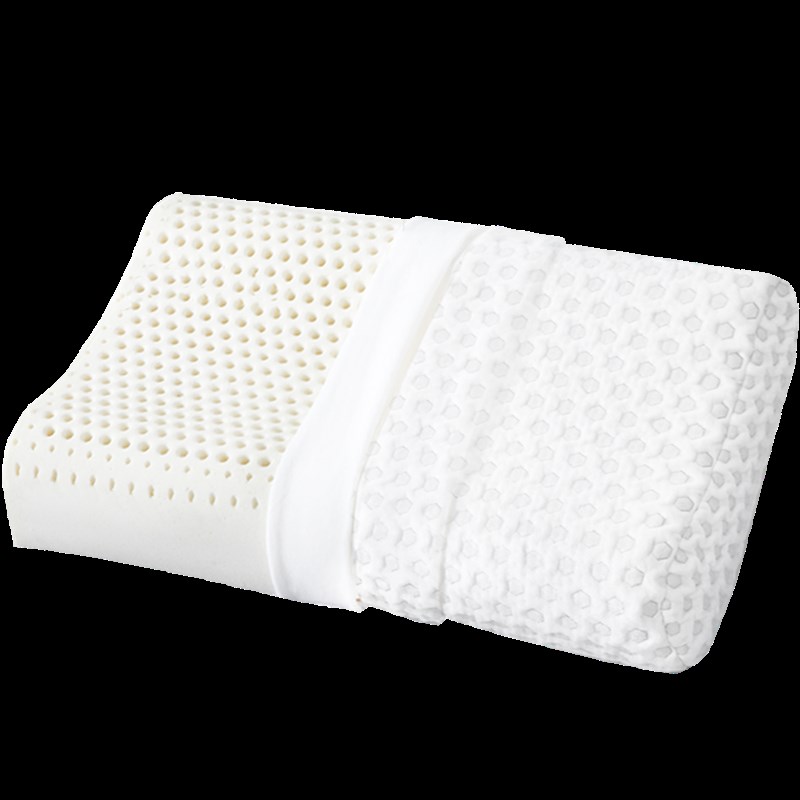 deeptex堤普泰特拉雷物理发泡泰国天然乳胶成人橡胶颈椎保健枕头