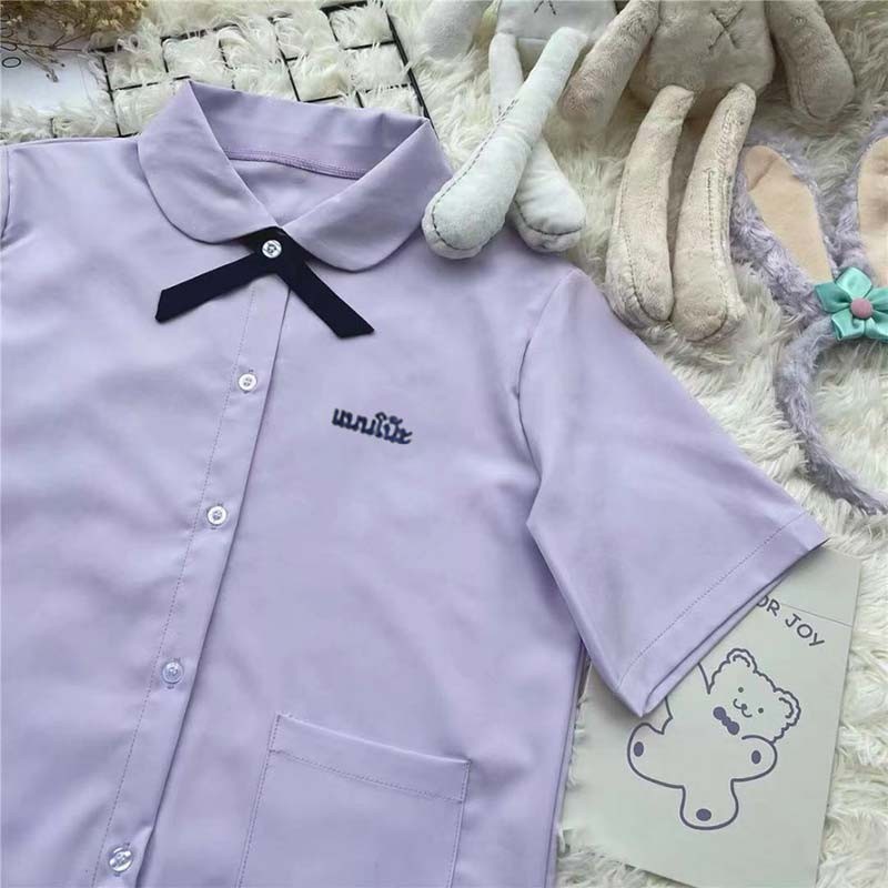 jk制服女学院风衬衫裙子泰国泰式校服娜诺全套高中生毕业班服套装