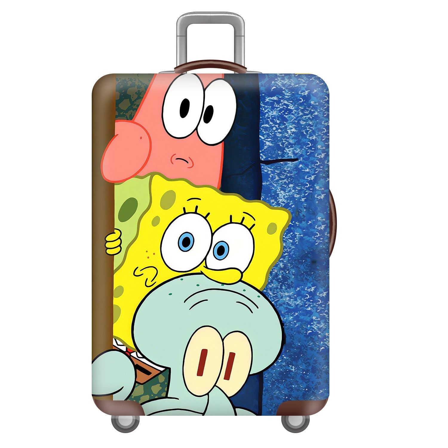 KT016海绵宝宝弹力箱套拉杆箱旅行旅游登机行李皮箱保护罩防尘袋,箱包皮具/热销女包/男包,旅行箱配件,淘宝优惠券,粉丝福利购,淘宝优惠卷