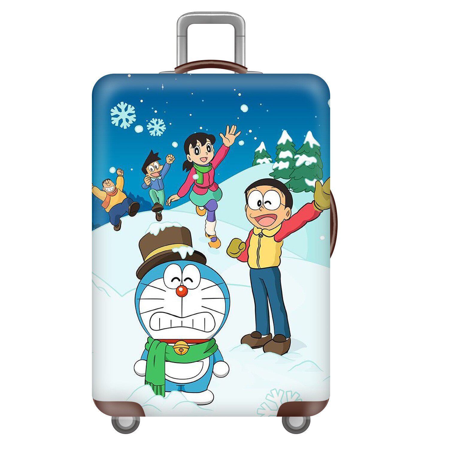 叮当猫2弹力箱套拉杆箱旅行旅游登机行李皮箱保护罩防尘袋子耐磨