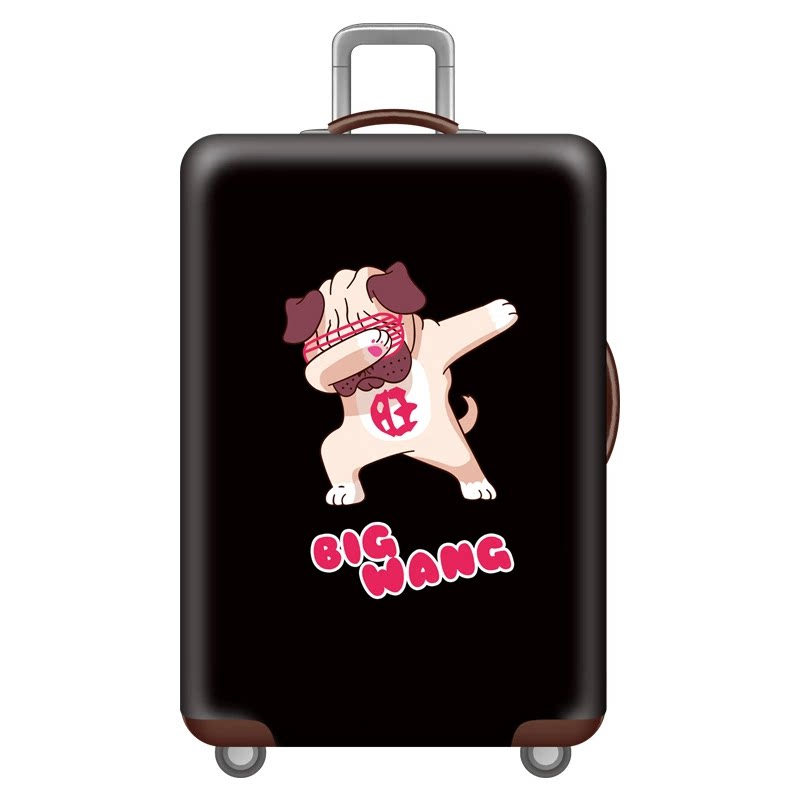 黑色小旺弹力箱套拉杆箱旅行旅游登机行李皮箱保护罩防尘袋子耐磨