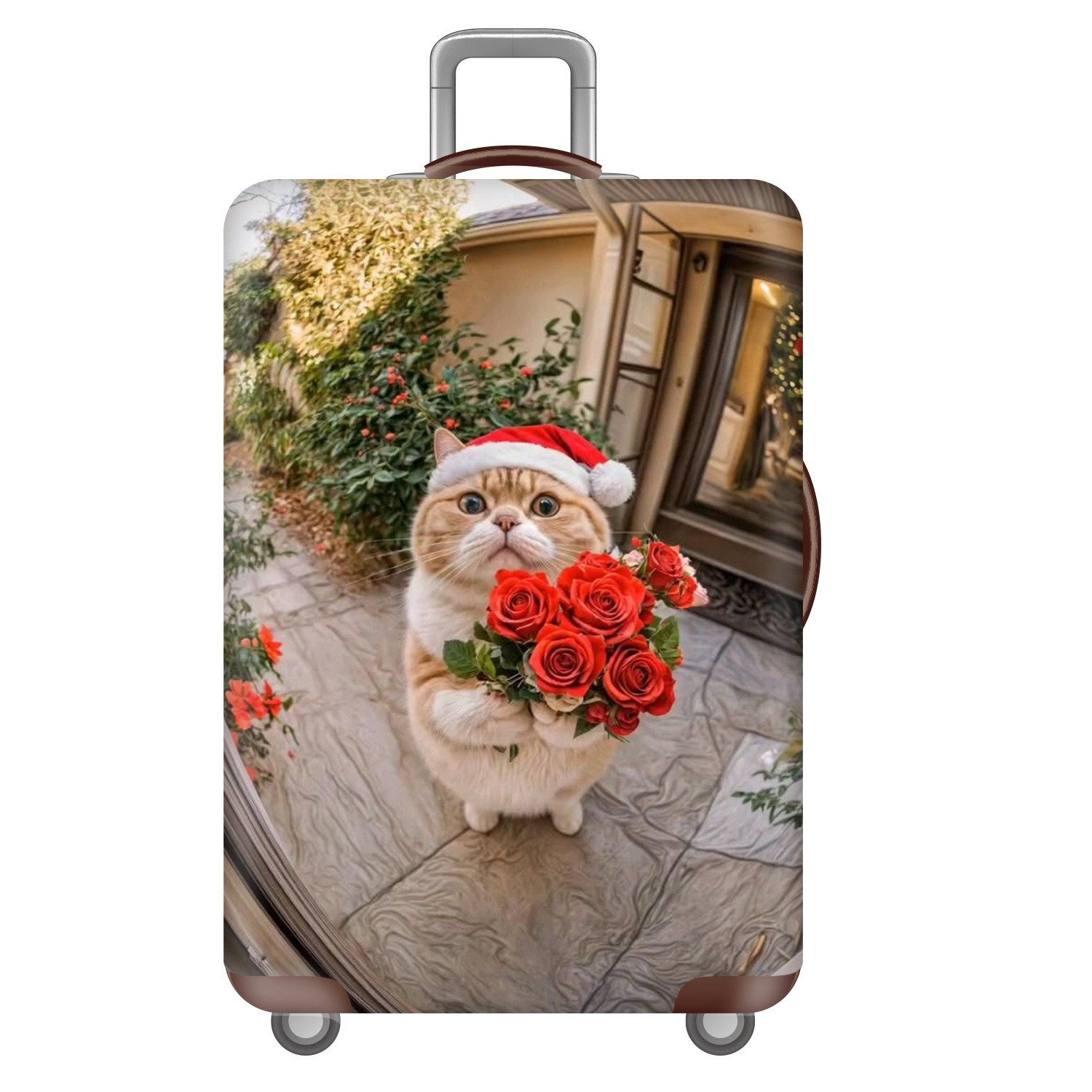 粉色热气球A22猫咪弹力箱套拉杆箱旅行旅游登机行李皮箱保护罩子,箱包皮具/热销女包/男包,旅行箱配件,淘宝优惠券,粉丝福利购,淘宝优惠卷