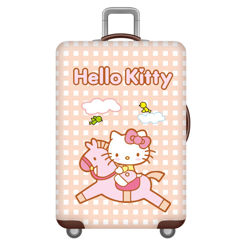 木马KT猫弹力箱套拉杆箱旅行旅游登机行李皮箱保护罩防尘袋子耐磨