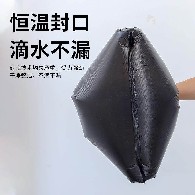 直销新款一次性大垃圾袋酒店厨房物业大码平口家用大号加厚环卫黑