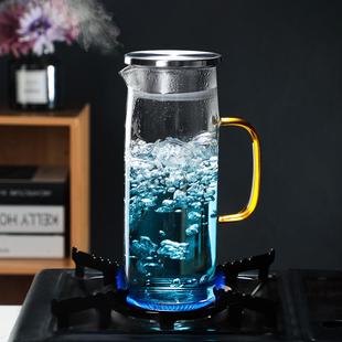 直销新款加厚玻璃凉水壶新款云石壶耐高温家用大容量冷水壶凉白开