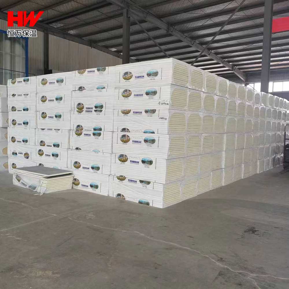 新款直销建筑内外墙体硬泡聚氨酯保温板冷库房屋顶阻燃复合聚氨酯