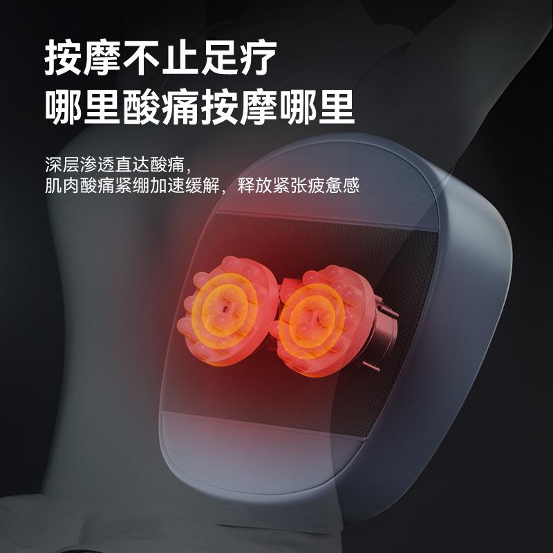 新款直销足部按摩器热敷电动按摩仪全自动揉捏暖脚宝桌家用办公取