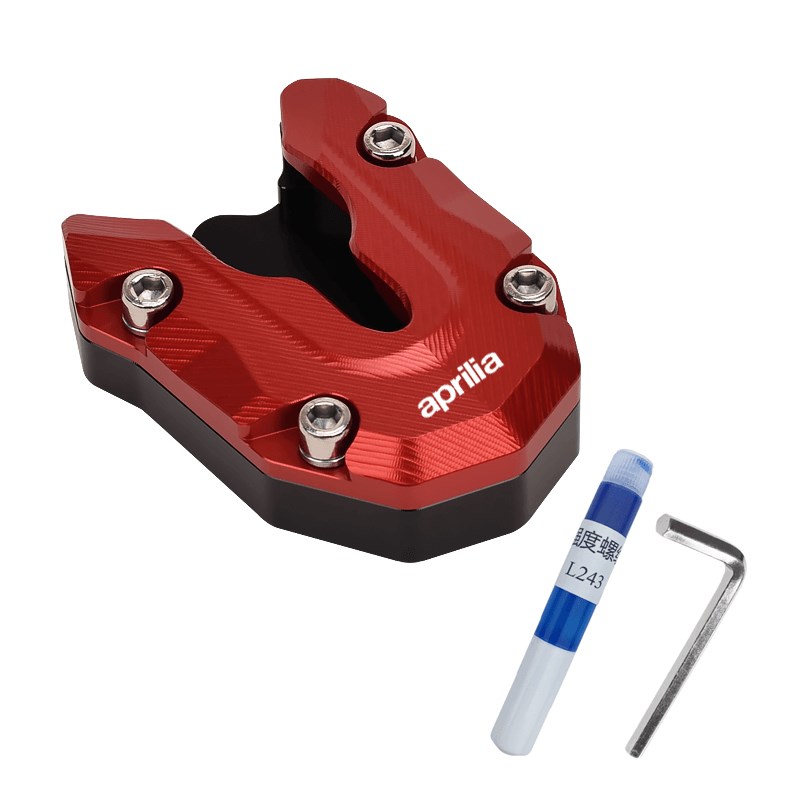适用阿普利亚GPR250R改装边撑加大垫 22款GPR150S侧支架底座 配件