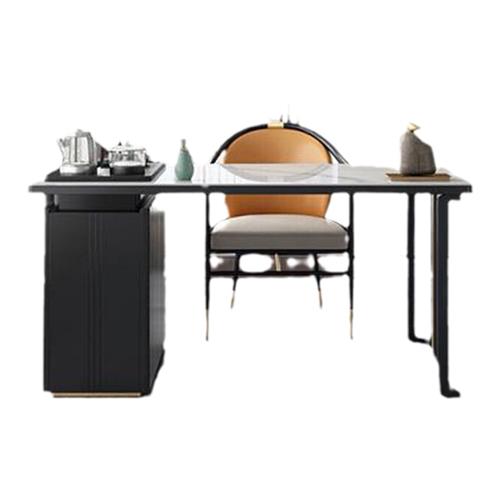 茶桌轻奢阳台茶桌椅组合现代简约休闲功夫泡茶桌小型家用岩板小茶