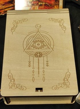 Wood Trinket Tarot Che Wooden Box Tarot Card orage Organ