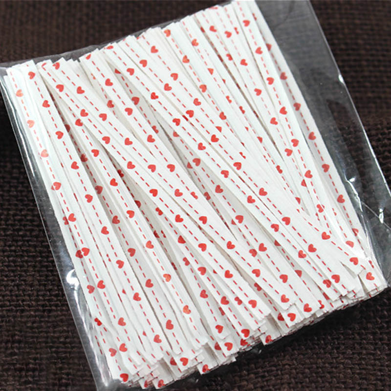 100Pcs Kitchen Gadgets Cake Gift Twist Tie Wire Metallic Twi