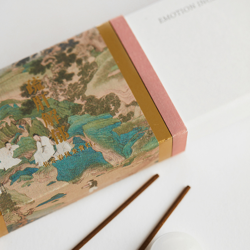 疏肝解郁线香养生香药香天然合香线香锦灰东方气味美学